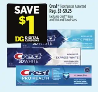 Dollar General Crest offer