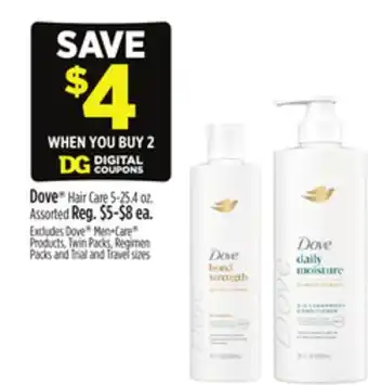 Dollar General Dove Hair Care offer