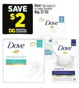 Dollar General Dove Bar Soap offer