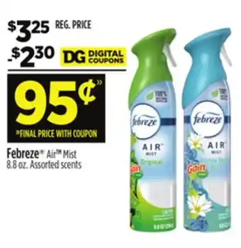 Dollar General Febreze offer