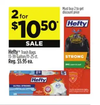 Dollar General Hefty Trash Bags offer