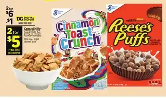 Dollar General General Mills Cereal offer