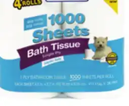 Dollar General True Living Bath Tissue offer