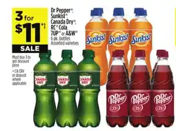 Dollar General Dr Pepper , Sunkist , Canada Dry , RC Cola, 7UP or A & W offer