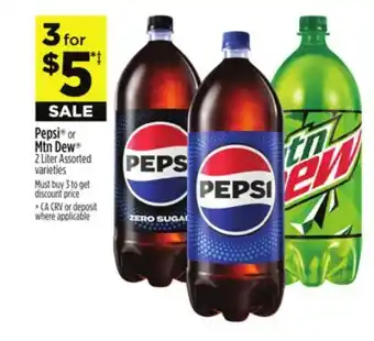 Dollar General Pepsi or Mtn Dew offer