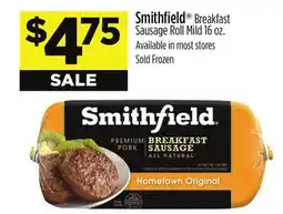 Dollar General Smithfield Breakfast Sausage Roll Mild offer