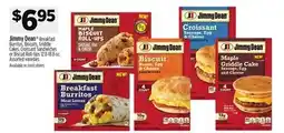 Dollar General Jimmy Dean Breakfast Burritos, Biscuits, Griddle Cakes, Croissant Sandwiches or Biscuit Roll-Ups offer