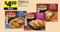 Dollar General El Monterey Fajitas or Enchiladas offer