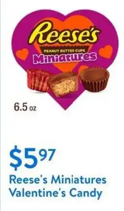 Walmart Reese's Miniatures Valentine's Candy offer