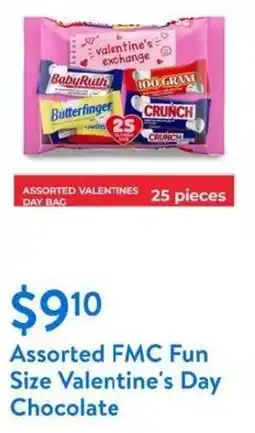 Walmart Assorted FMC Fun Size Valentine's Day Chocolate offer