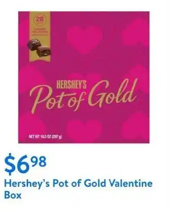 Walmart Hershey's Pot of Gold Valentine Box offer