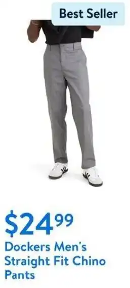 Walmart Dockers Men's Straight Fit Chino Pants offer