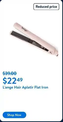 Walmart L'ange Hair Aplatir Flat Iron offer