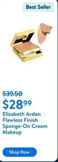 Walmart Elizabeth Arden Flawless Finish Sponge-On Cream Makeup offer