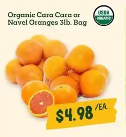 Sprouts Farmers Market Organic Cara Cara or Navel Oranges offer