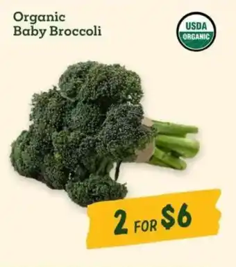 Sprouts Farmers Market Organic Baby Broccoli offer