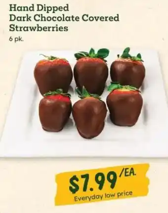 Sprouts Farmers Market Hand Dipped Dark Chocolate Covered Strawberries offer