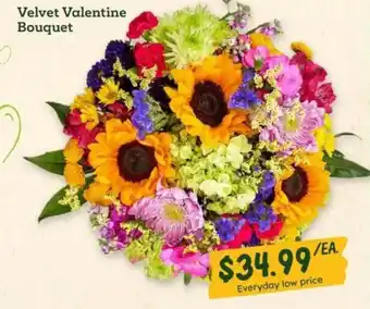 Sprouts Farmers Market Velvet Valentine Bouquet offer