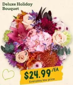 Sprouts Farmers Market Deluxe Holiday Bouquet offer