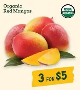 Sprouts Farmers Market Organic Red Mangos offer