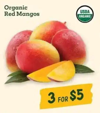 Sprouts Farmers Market Organic Red Mangos offer