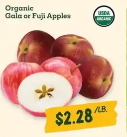 Sprouts Farmers Market Organic Gala or Fuji Apples offer