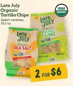 Sprouts Farmers Market Late July Organic Tortilla Chips offer
