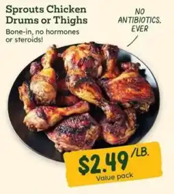 Sprouts Farmers Market Sprouts Chicken Drums or Thighs offer