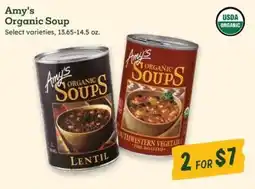 Sprouts Farmers Market Amy's Organic Soup offer