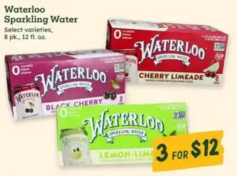 Sprouts Farmers Market Waterloo Sparkling Water offer
