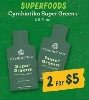 Sprouts Farmers Market Cymbiotika Super Greens offer