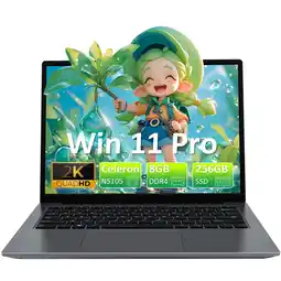 Walmart Auusda 15.6 Business Laptop, 32GB RAM 1TB SSD, Windows 11 Pro Computers, Intel N95 CPU, Pink offer