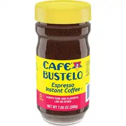 Walmart Cafe Bustelo, Espresso Style, Dark Roast Instant Coffee, 7.05 oz Jar offer