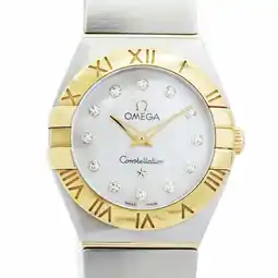 Walmart Pre-Owned Omega Constellation 123.20.24.60.55.002 White Dial Watch for Women (Fair) offer