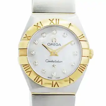 Walmart Pre-Owned Omega Constellation 123.20.24.60.55.002 White Dial Watch for Women (Fair) offer