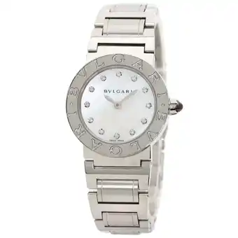 Walmart Pre-Owned Bvlgari BBL26S Watch Stainless Steel SS Ladies (Good) offer