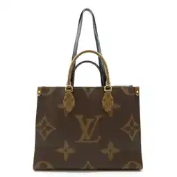 Walmart Pre-Owned LOUIS VUITTON Louis Vuitton Monogram Giant On the Go MM Tote Bag Shoulder... (Good) offer