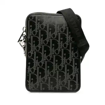 Walmart Pre-Owned Authenticated Dior Crossbody Bag Calf Black Women offer