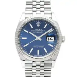 Walmart Pre-Owned Rolex Datejust 36 126234 Bright Blue Dial Watch Men's __ (Good) offer