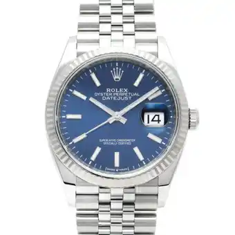 Walmart Pre-Owned Rolex Datejust 36 126234 Bright Blue Dial Watch Men's __ (Good) offer