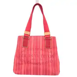 Walmart Pre-Owned Louis Vuitton Plan Soleil Capas PM M94146 Women's Tote Bag Rouge Grenadine (Good) offer