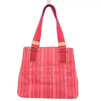 Walmart Pre-Owned Louis Vuitton Plan Soleil Capas PM M94146 Women's Tote Bag Rouge Grenadine (Good) offer