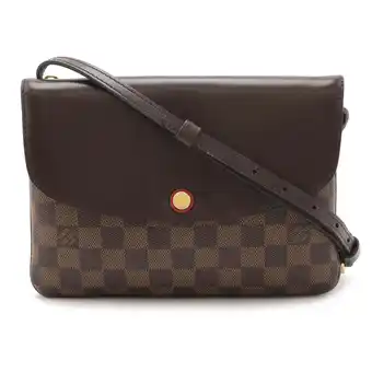 Walmart Pre-Owned LOUIS VUITTON Damier Twice Shoulder Bag Pochette N48259 (Good) offer