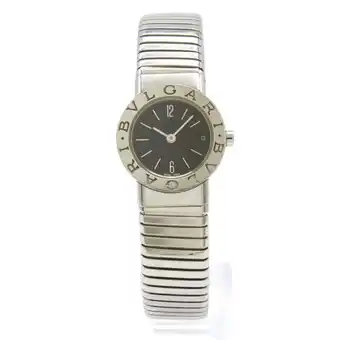 Walmart Pre-Owned BVLGARI TUBOKAS SS Ladies Quartz Watch BB232TS (Fair) offer