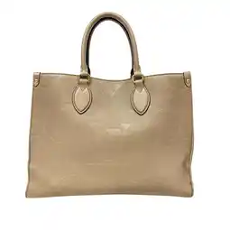 Walmart Pre-Owned LOUIS VUITTON M45607 On the Go MM Monogram Empreinte Handbag Beige Women's (Good) offer