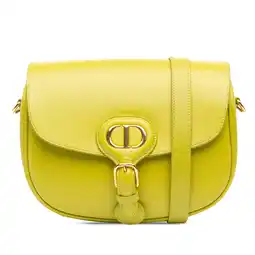 Walmart Pre-Owned Authenticated Dior Crossbody Bag Calf Lime Women (Good) offer