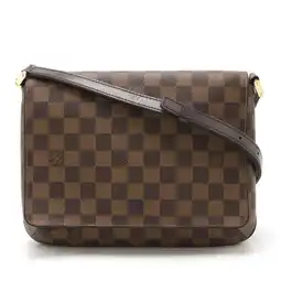 Walmart Pre-Owned LOUIS VUITTON Damier Musette Tango Shoulder Bag Long N51301 (Fair) offer