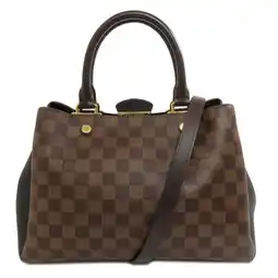 Walmart Pre-Owned Louis Vuitton N41673 Brittany Handbag Damier Canvas Women's (Good) offer