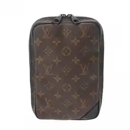 Walmart Pre-Owned LOUIS VUITTON Louis Vuitton Monogram Solaray Utility Side Bag Brown M44477... (Good) offer