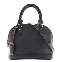 Walmart Pre-Owned LOUIS VUITTON Women's Handbag Shoulder Bag 2way Epi Alma BB Noir Hot Pink... (Fair) offer